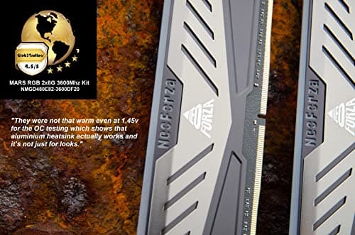 Neo Forza MARS Gray / Black DDR4-3600 CL18 16GB (2x8GB) image