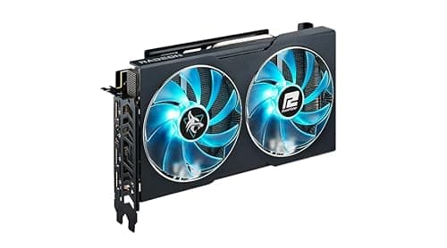 PowerColor Hellhound OC Radeon RX 7600 XT 16GB GDDR6 Black image