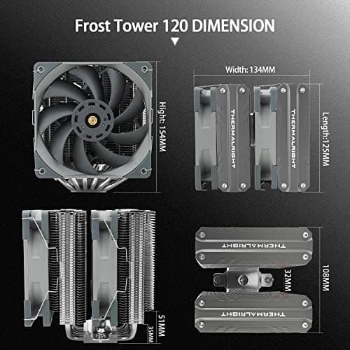 Thermalright Frost Tower 120 (82 CFM) Air 154mm image