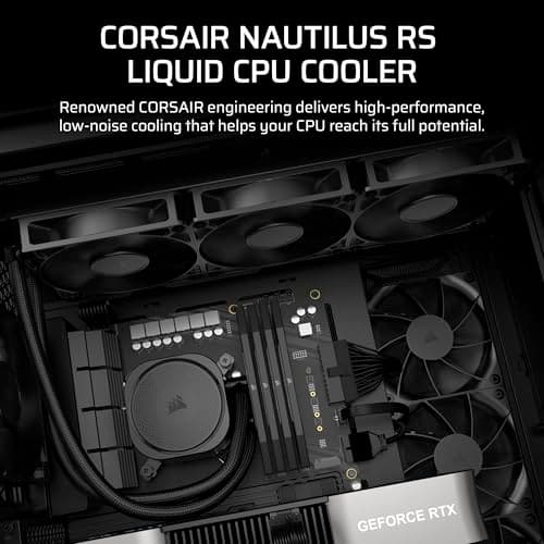 Corsair NAUTILUS RS Water 360mm Black image