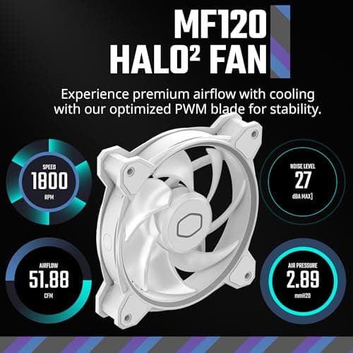 Cooler Master Hyper 212 Halo Air 154mm White image