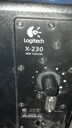 Logitech X-230 2.1 Channel 32 W Speaker System image