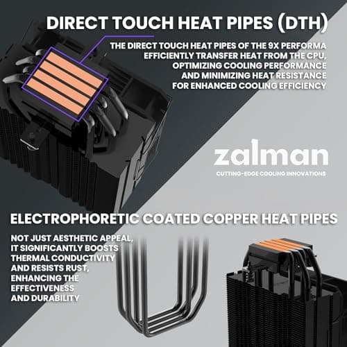 Zalman CNPS9X Performa Air ARGB 157mm Black image