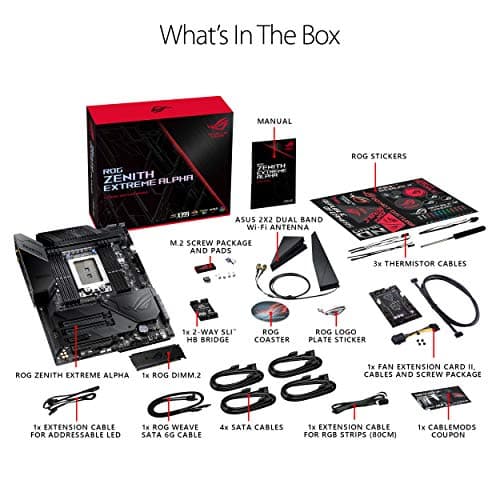 Asus AMD X399 ROG ZENITH EXTREME ALPHA sTR4 DDR4 EATX image