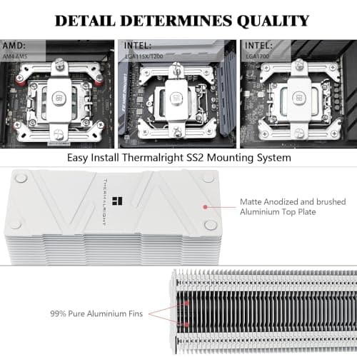 Thermalright Assassin Spirit 120 EVO Air 156mm ARGB White image