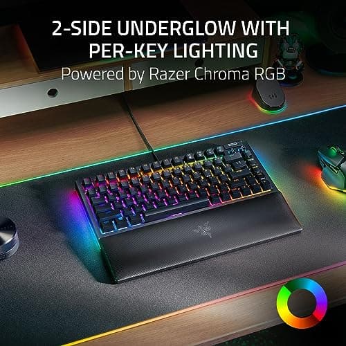 Razer BlackWidow V4 75% RGB Wired Mini Gaming Keyboard image