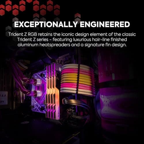 G.Skill Trident Z RGB Black DDR4-3000 CL16 16GB (2x8GB) image