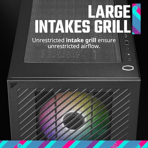 Cooler Master Elite 301 Micro ATX Mid Tower Black Tempered Glass image