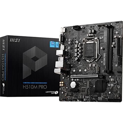 MSI H510 H510M PRO LGA1200 DDR4 Micro ATX image