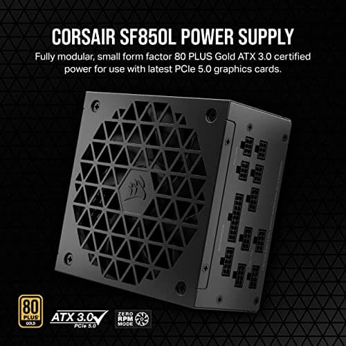 Corsair SF850L Black SFX 850W Fully Modular 80+ Gold Certified image