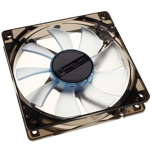 Prolimatech Vortex 120mm Clear Blue LED 72.67 CFM 1-Pack image