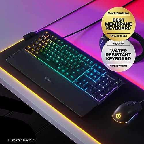 SteelSeries Apex 3 (2020) RGB Wired Gaming Keyboard image