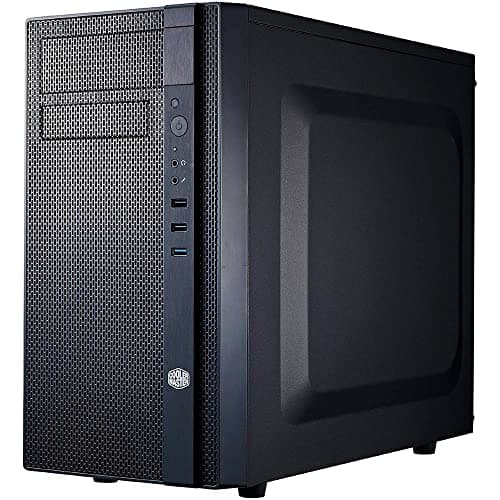 Cooler Master N200 Micro ATX Mini Tower Black with Front Panel: USB 3.2 Gen 1 Type-A and USB 2.0 Type-A image