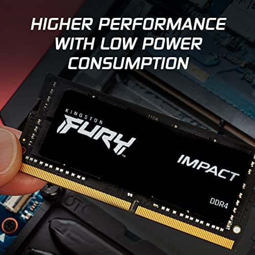 Kingston FURY Impact Black SODIMM DDR4-3200 CL20 32GB (2x16GB) image