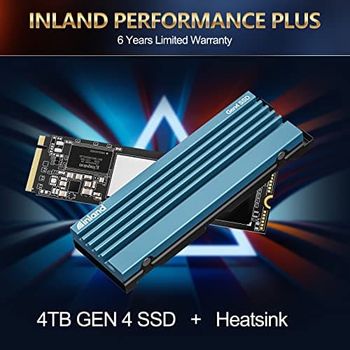 Inland Gaming Performance Plus 4TB SSD M.2-2280 PCIe 4.0 X4 NVMe image
