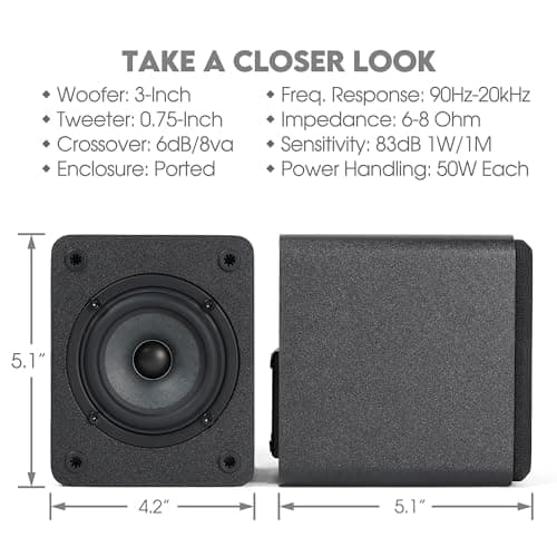 Micca COVO-S 2.0 100 W Speaker System image