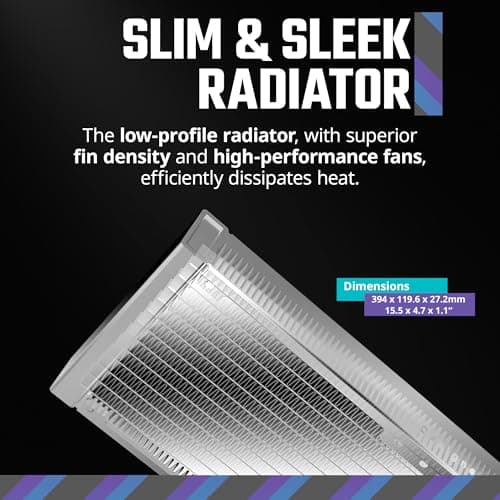 Cooler Master Masterliquid Atmos Water 360mm 70.7 CFM White image