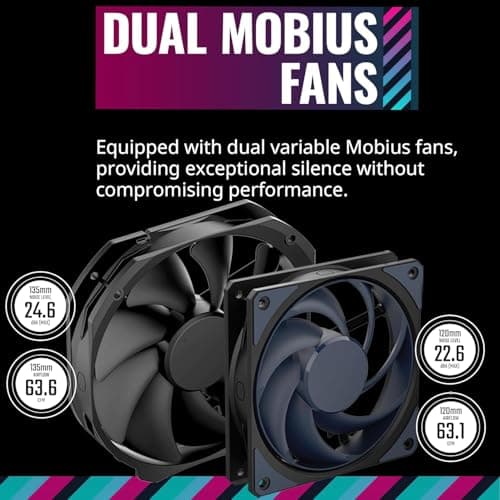 Cooler Master MasterAir MA824 Stealth Air 166mm Black image
