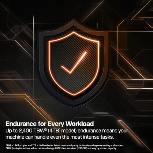 Western Digital WD_BLACK SN8100 1TB SSD M.2-2280 PCIe 5.0 x4 NVMe image