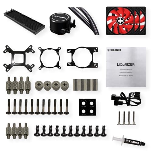 Xilence LQ360 Water 70 CFM 360mm Red / Black image