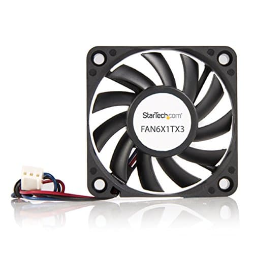 StarTech.com 60x10mm Replacement Ball Bearing Computer Case Fan w/ TX3 Connector - 3 pin case Fan - TX3 Fan - 60mm Fan image