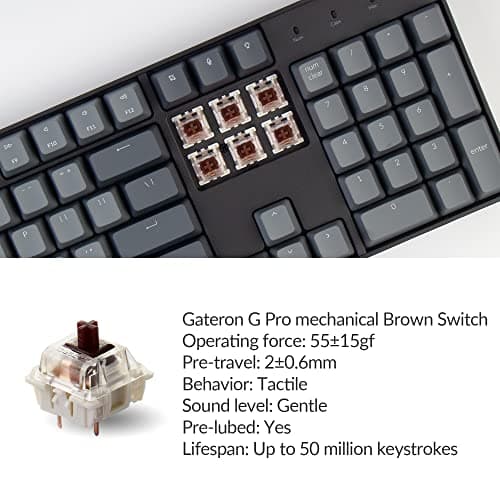 Keychron K10 Bluetooth/Wired Standard Keyboard image