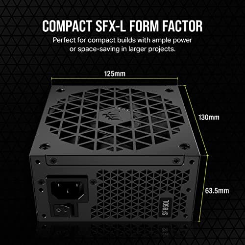 Corsair SF850L Black SFX 850W Fully Modular 80+ Gold Certified image