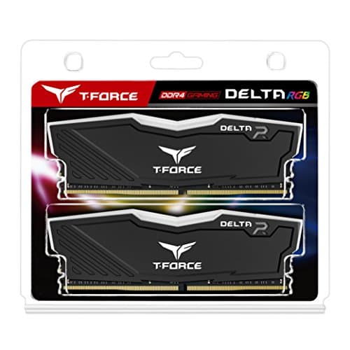 TEAMGROUP T-Force Delta RGB Black DDR4-3000 CL16 16GB (2x8GB) image