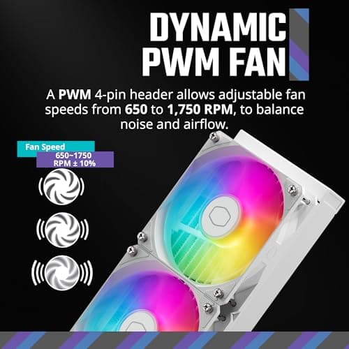 Cooler Master MasterLiquid Core Water 360mm ARGB White image