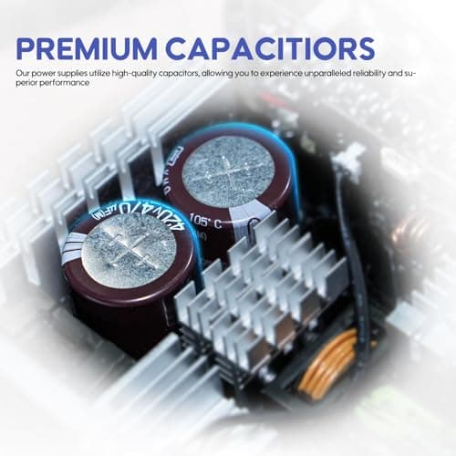 Vetroo 50315153277247 White 850W Fully Modular 80+ Gold Certified ATX image