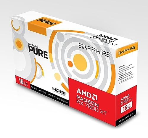 Sapphire PURE Radeon RX 7800 XT 16GB GDDR6 White image