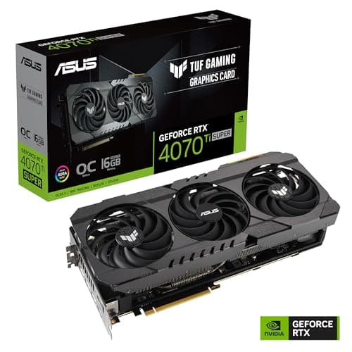 Asus GeForce RTX 4070 Ti SUPER TUF Gaming OG OC 16GB GDDR6X Black image