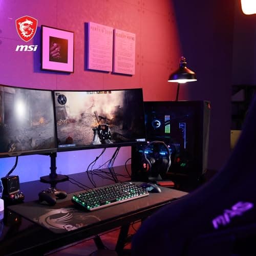 MSI MPG GUNGNIR 300P AIRFLOW ATX Mid Tower Black Tempered Glass image