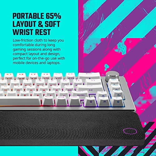 Cooler Master CK721 RGB Bluetooth/Wireless/Wired Gaming Keyboard image