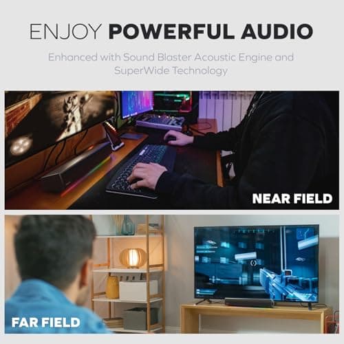 Creative Labs Sound Blaster GS5 RGB 2.0 60 W Soundbar image