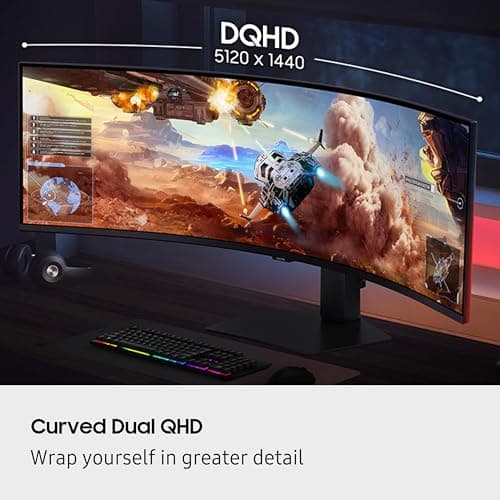 Samsung Odyssey G9 G91F 49" DQHD 144Hz VA Curved Monitor image