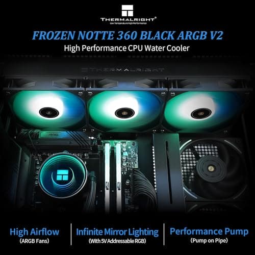Thermalright Frozen Notte ARGB Water 360mm Black image