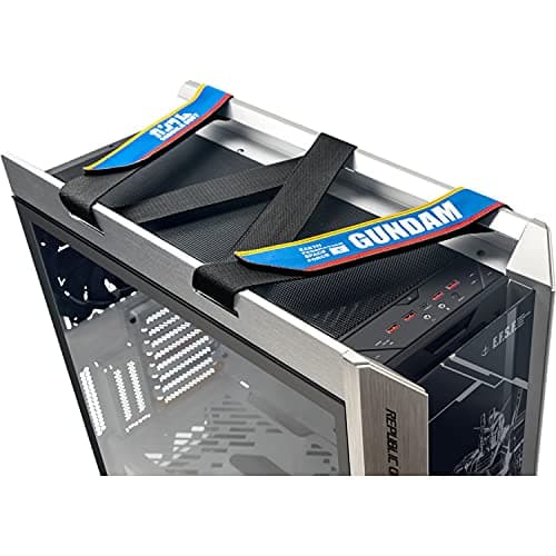 Asus ROG Strix Helios Gundam Edition ATX Full Tower Silver / Multicolor with Tempered Glass Side Panel and USB 3.2 Gen 2 Type-C / USB 3.2 Gen 1 Type-A image
