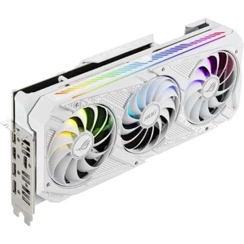 Asus ROG STRIX WHITE OC V2 GeForce RTX 3070 LHR 8GB GDDR6 White image