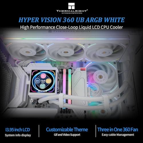 Thermalright Hyper Vision UB ARGB Water 69 CFM White image