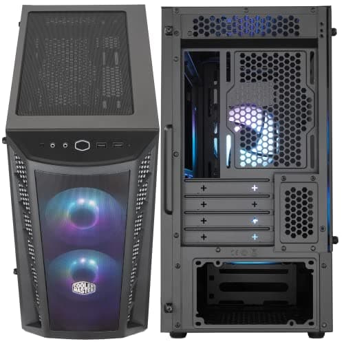 Cooler Master MasterBox MB311L ARGB Micro ATX Mid Tower Black with ARGB, Tempered Glass Side Panel, and USB 3.2 Gen 1 Type-A image