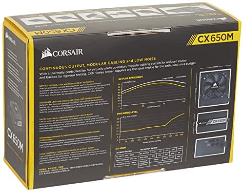 Corsair CX650M 650W 80+ Bronze Semi-Modular image