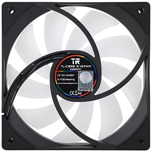 Thermalright TL-C12RB-S V2 120mm Black PWM Addressable RGB 58 CFM image