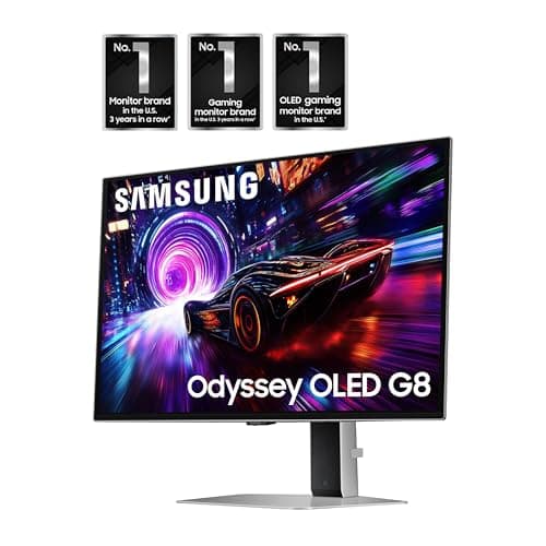 Samsung Odyssey OLED G8 G81SF 27" 4K 240Hz QD-OLED Monitor image