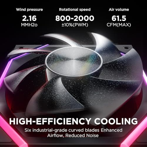 Asiahorse Nyota 120mm Case Fan Black image