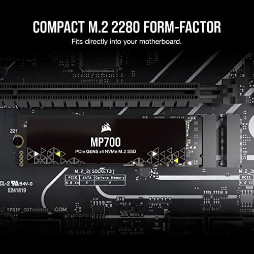 Corsair MP700 2TB SSD M.2-2280 PCIe 5.0 X4 NVMe image