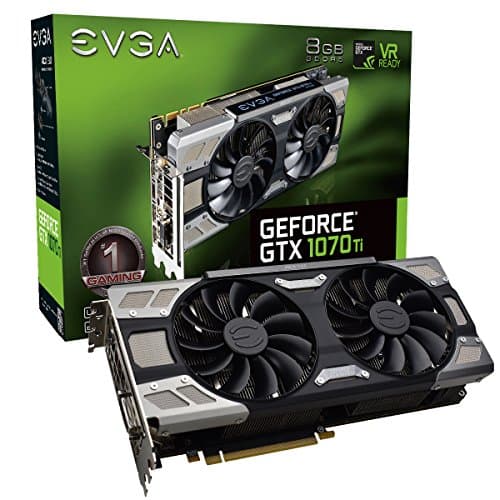 EVGA FTW ULTRA SILENT GAMING GeForce GTX 1070 Ti 8GB GDDR5 Black / Silver image