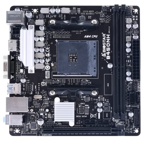 Biostar B450 B450NH AM4 DDR4 Mini ITX image