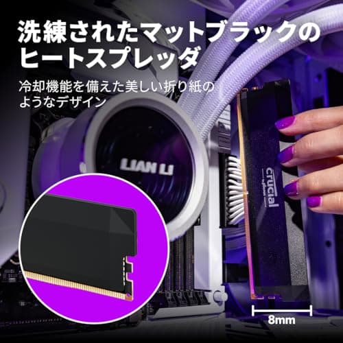 Crucial Pro Overclocking Black DDR5-6000 CL36 16GB (1x16GB) image