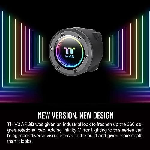 Thermaltake TH280 V2 ARGB Sync Water 280mm 84.32 CFM Black image